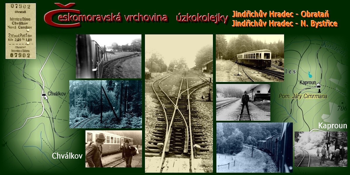 Koláž úzkokolejky